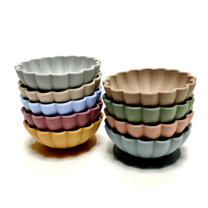 Piatto Silicone Bambini con Ventosa BPA Free