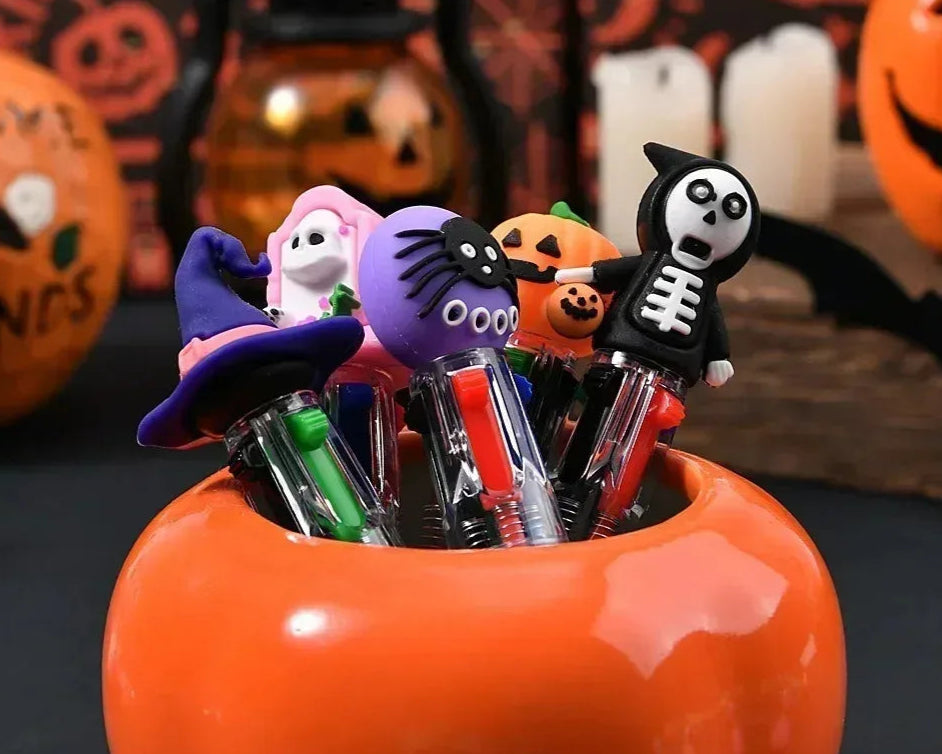 Penne Halloween 4 Colori. Set da 5 a 30pz per Feste