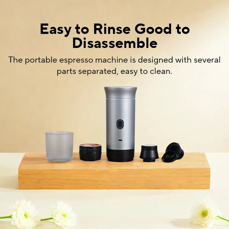 Macchina Caffè Espresso Portatile 3-in-1. Compatibile Nespresso e Dolce Gusto