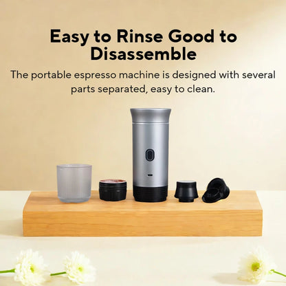 Macchina Caffè Espresso Portatile 3-in-1. Compatibile Nespresso e Dolce Gusto